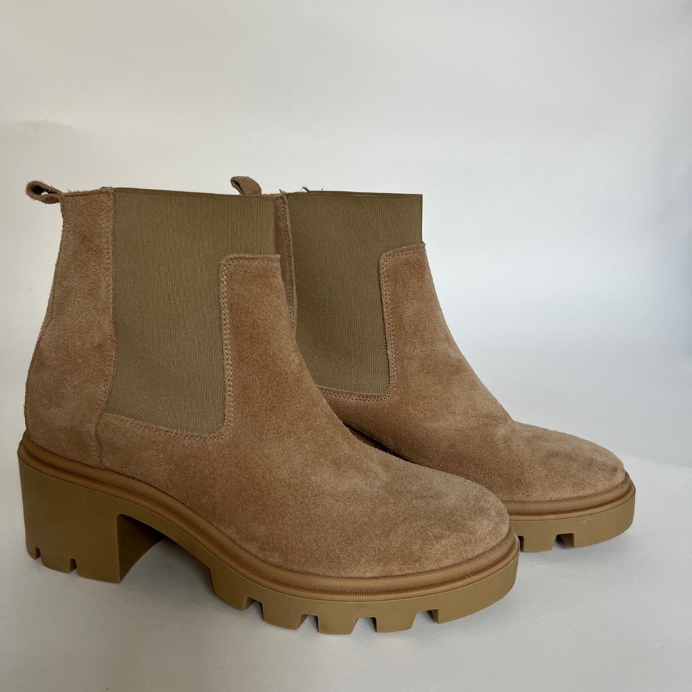 NWT Antonio de Faria leather suede Chelsea Boots no box size 9.5